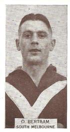 1933 Wills's Victorian Footballers (Small) #121 Ossie Bertram Front